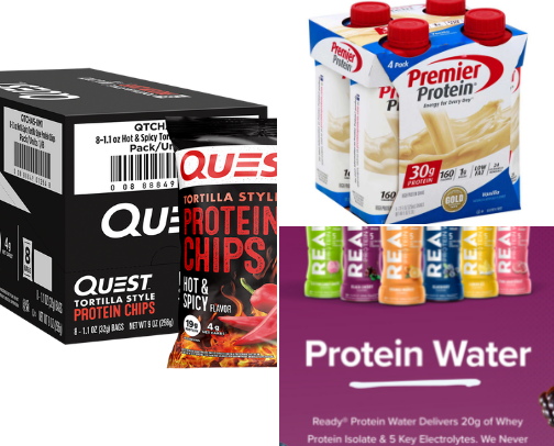 Quest protein chips cover photo collage