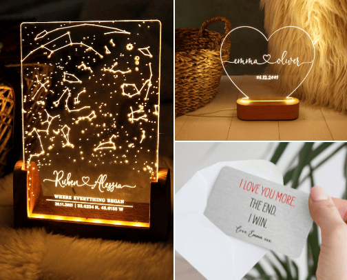 Gifts for her&him ❤️‍🔥❤️‍🔥 cover photo collage