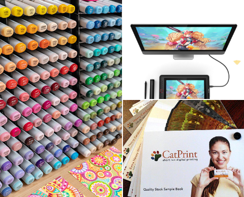 Art Supplies cover photo collage