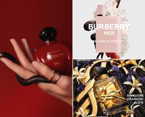 perfumes cover photo collage
