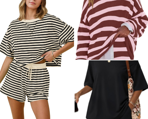 Postpartum matching sets cover photo collage