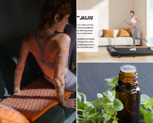 Soft Girl Wellness 🪷 cover photo collage