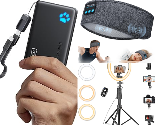 Tech & Gadget Must-Haves You Didn’t Know You Needed ⚡ cover photo collage