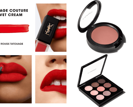 Makeup cover photo collage