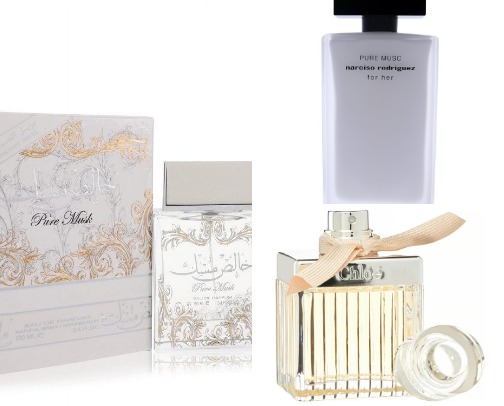 Clean girls perfume cover photo collage