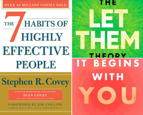 My Healing Library: Self-Help Books That Changed My Life cover photo collage