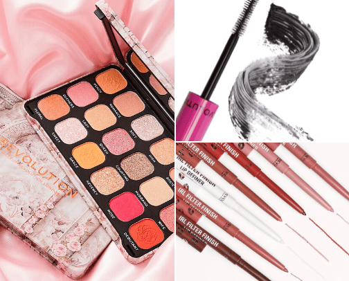 REVOLUTION MAKE UP cover photo collage