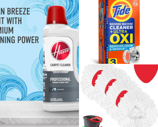 Cleaning Favourites cover photo collage