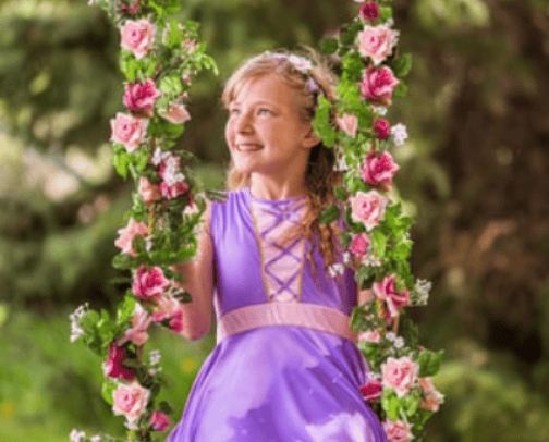 Little Girls Fun Dresses and Costumes cover photo collage