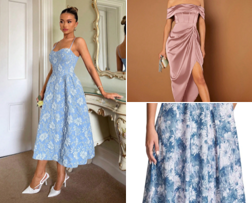 Wedding guest outfits cover photo collage