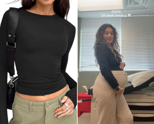 Pregnancy OOTD Links cover photo collage