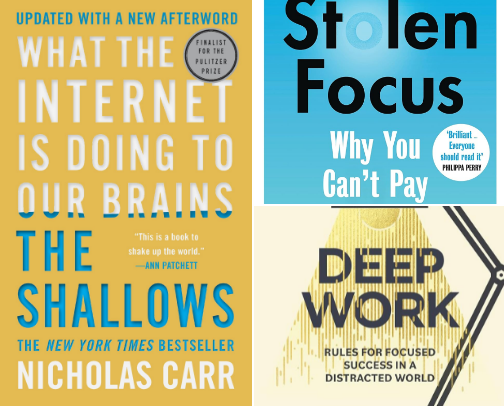 Books That Fixed My Attention Span cover photo collage