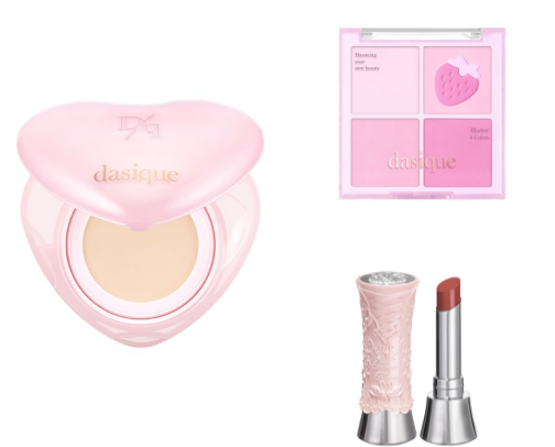 A very pink makeup list 🎀 💖 cover photo collage