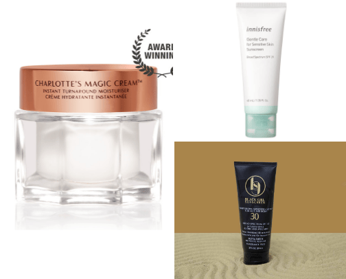 Moisturizers cover photo collage