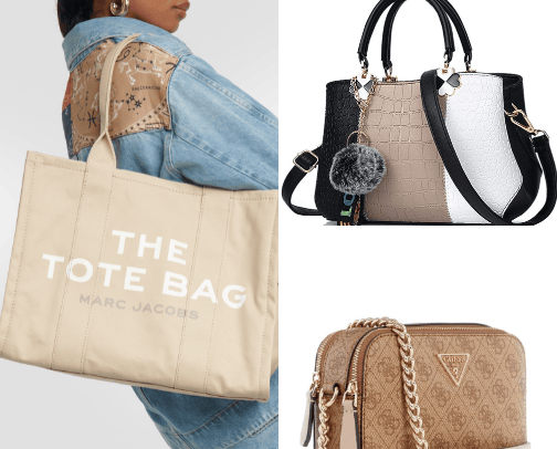 Fashion statement totes cover photo collage