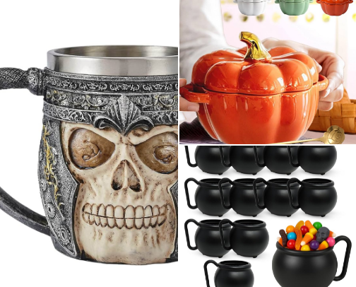 “Spooky Autumn Aesthetic: Cozy Halloween Home Finds” cover photo collage