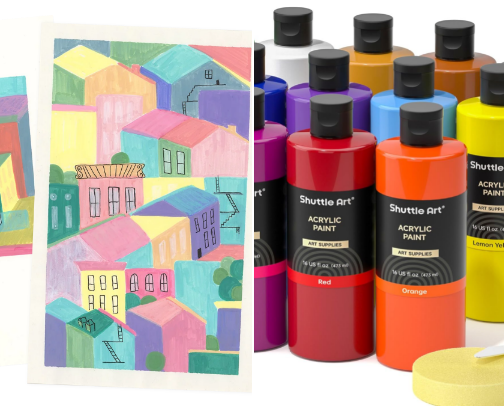 my favorite art supplies cover photo collage