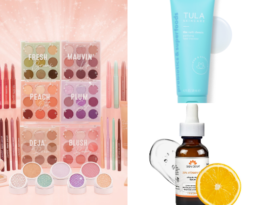 Beauty and Skincare must-haves cover photo collage