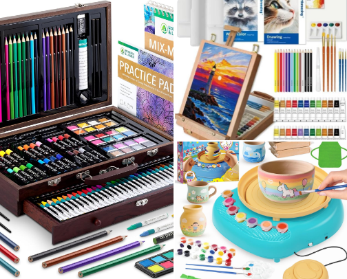 My Favorite Art Supplies for Beginners cover photo collage
