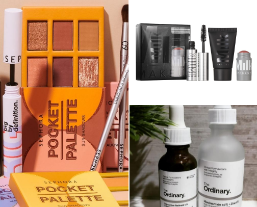 Beauty Products cover photo collage