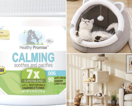 Everyday items for your fur babies cover photo collage