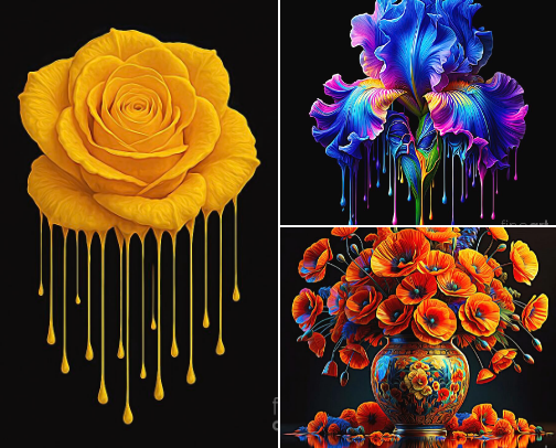 Sale! Floral Art and Products #1 cover photo collage