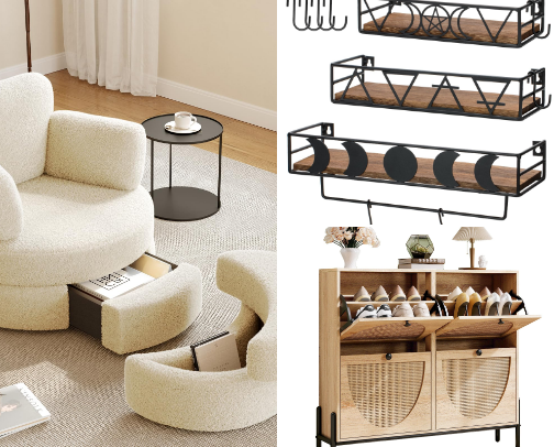 Products To Help Make Eyesores Disappear And Small Spaces Feel Bigger cover photo collage