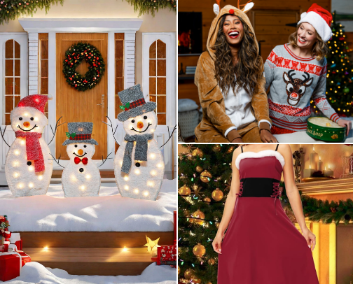 Christmas stuffs🌲🧑‍🎄 cover photo collage
