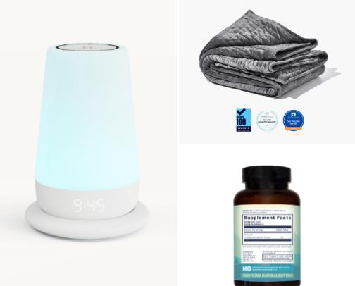 Comfy Sleeping Essentials cover photo collage