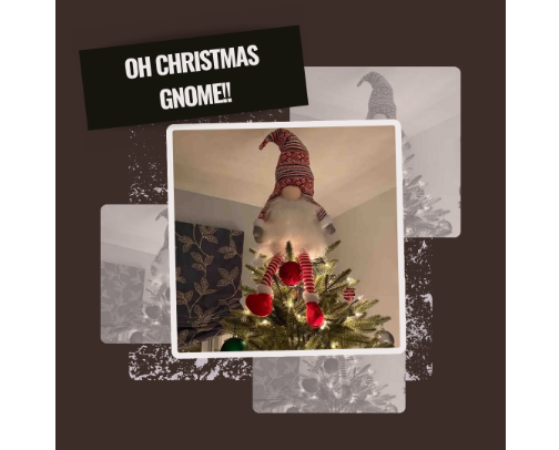 Oh Christmas Gnome! cover photo collage