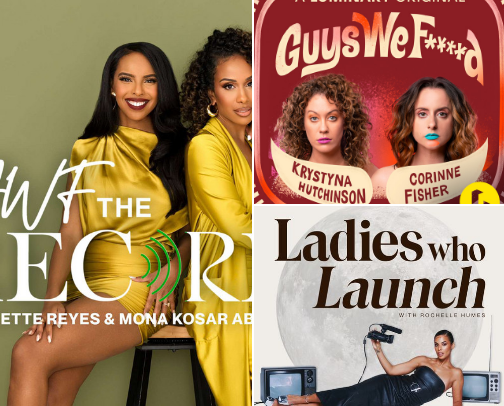 Podcasts I Keep Coming Back To cover photo collage