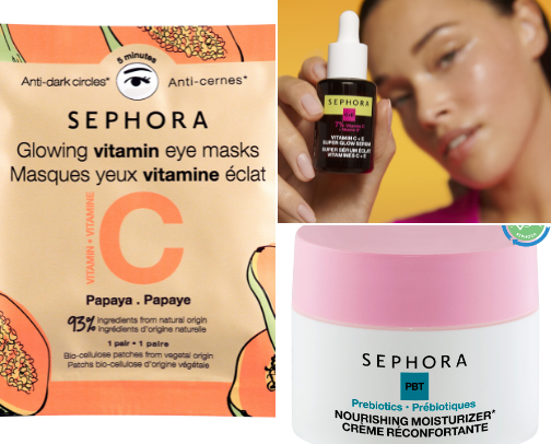 skincare cover photo collage
