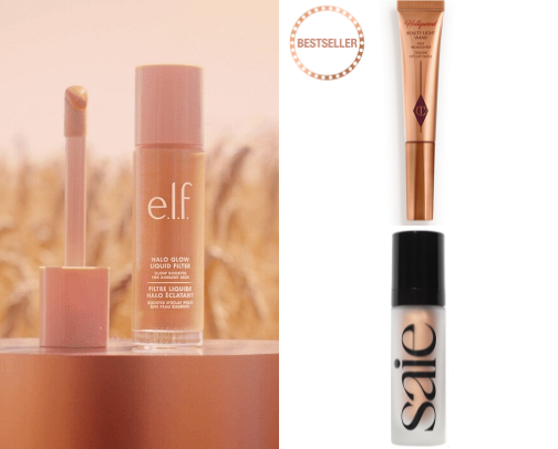 💄 Clean girl makeup essentials cover photo collage