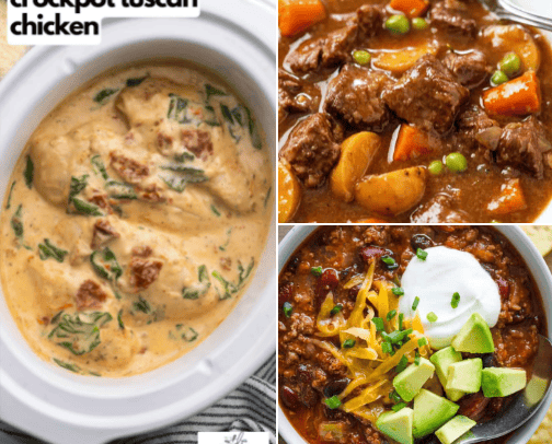 CrockPot Recipes cover photo collage