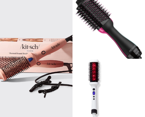 Hair products/tools cover photo collage