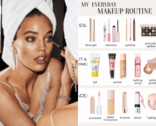 Makeup cover photo collage