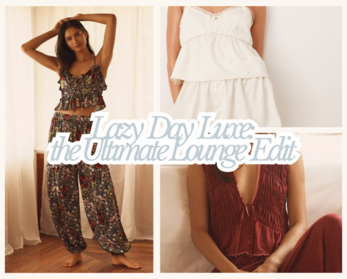 🧸 Lazy Day Luxe: the Ultimate Lounge Edit cover photo collage