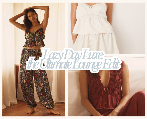 🧸 Lazy Day Luxe: the Ultimate Lounge Edit cover photo collage