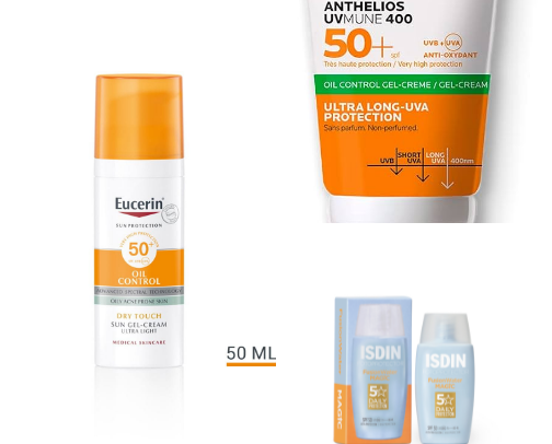 Best Sunscreens for Oily Skin That Don’t Leave Shine ☀️ cover photo collage
