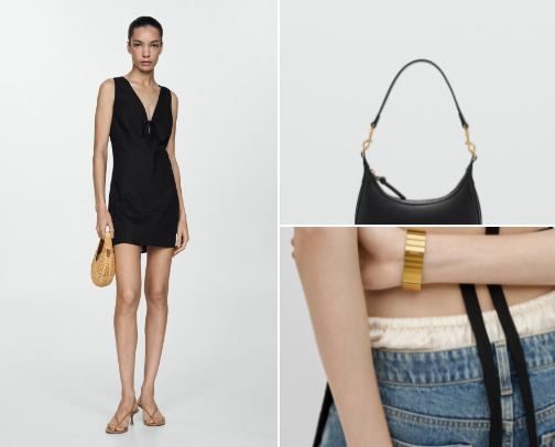 Simple smart casual look cover photo collage