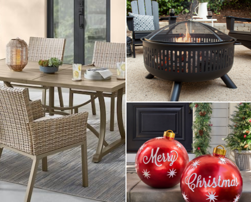 Outdoor decor for your home. For your family, friends and entertaining. cover photo collage