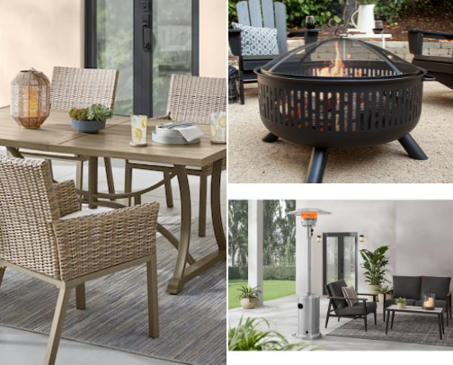 Outdoor decor for your home. For your family, friends and entertaining. cover photo collage