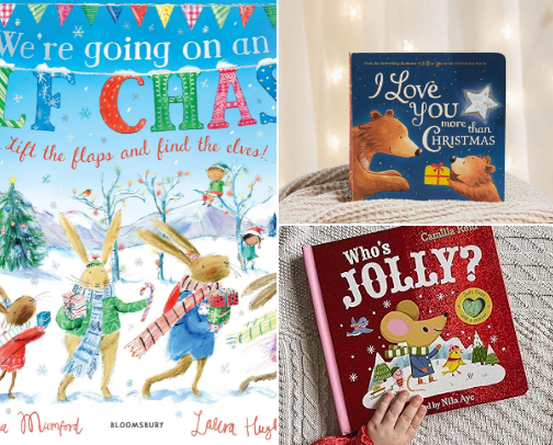 Christmas Baby Book Advent Calendar cover photo collage