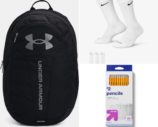 Back to School essentials cover photo collage