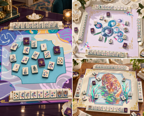 🀄 Mahjong Night | Beautiful Mats, Tiles & Must-Have Accessories cover photo collage