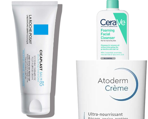 Skincare must-haves for dry skin cover photo collage