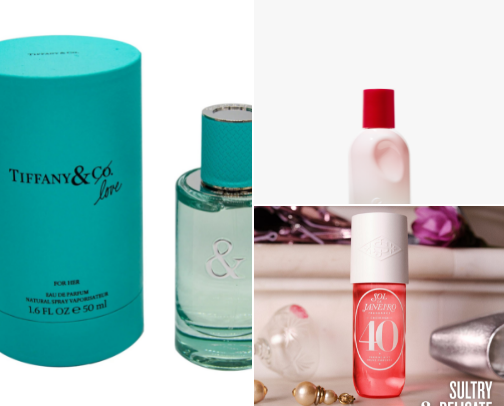 my most complimented perfumes !! cover photo collage