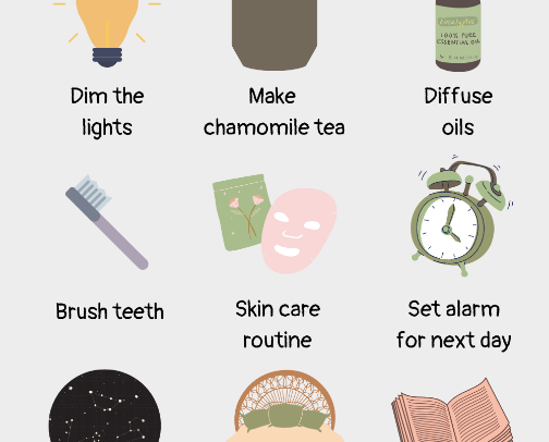 Night Routine cover photo collage