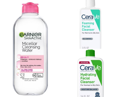 Skin care / personal care cover photo collage