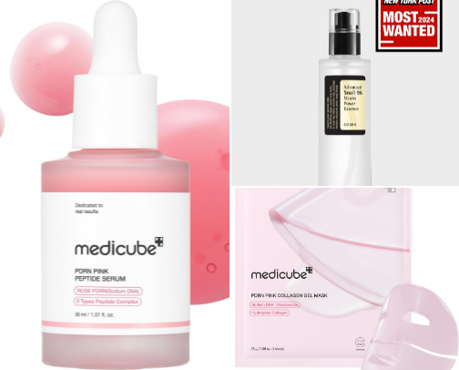 Korean Skincare items everyone should try!! cover photo collage